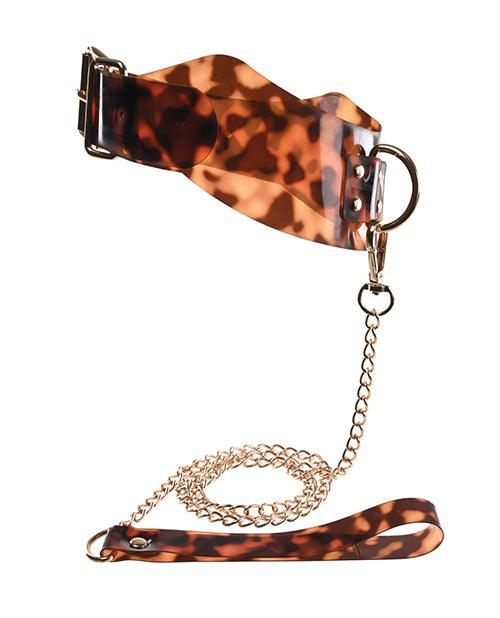 image of product,Sincerely Amber Collar & Leash - SEXYEONE