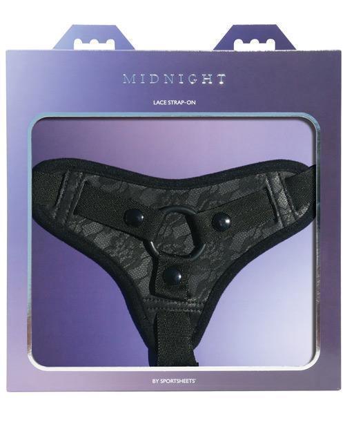 product image, Sincerely Lace Strap-on - Black - SEXYEONE