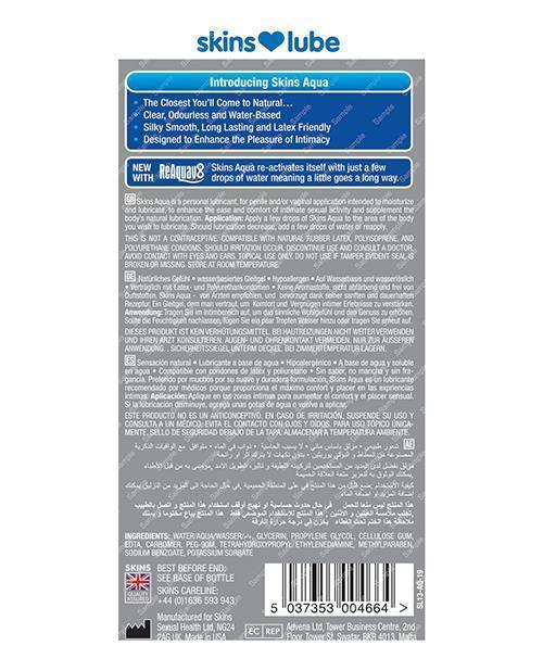 image of product,Skins Aqua Water Based Lubricant - SEXYEONE