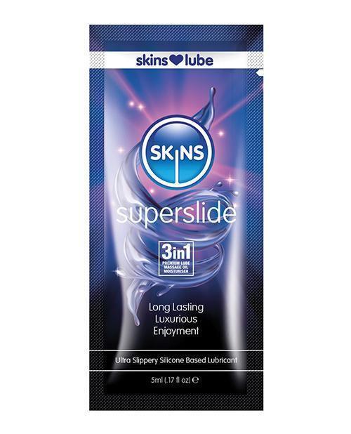 product image, Skins Super Slide Silicone Based Lubricant - 5 Ml Foil - SEXYEONE