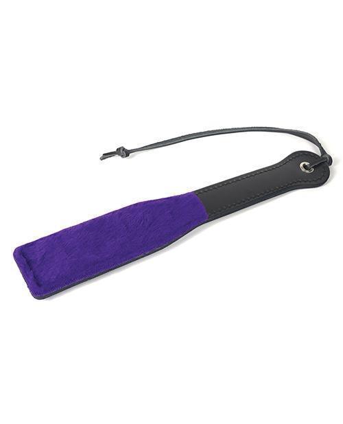 product image, Spartacus 12" Faux Fur Paddle - Purple - SEXYEONE