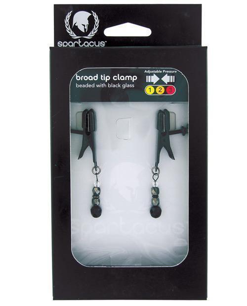 product image, Spartacus Black Beaded Nipple Clamps - SEXYEONE