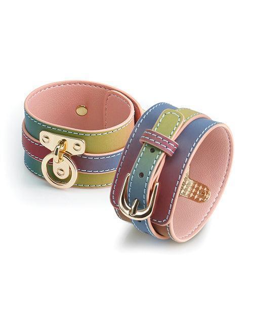 image of product,Spectra Bondage Ankle Cuff - Rainbow - SEXYEONE