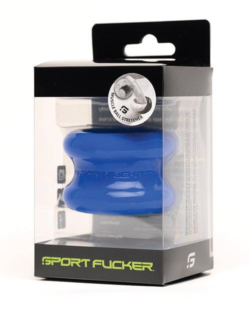 product image, Sport Fucker Muscle Silicone Ball Stretcher - Blue - SEXYEONE