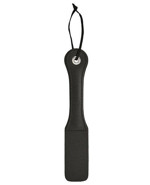 image of product,Sportsheets 12" Leather Slut Impression Paddle - SEXYEONE