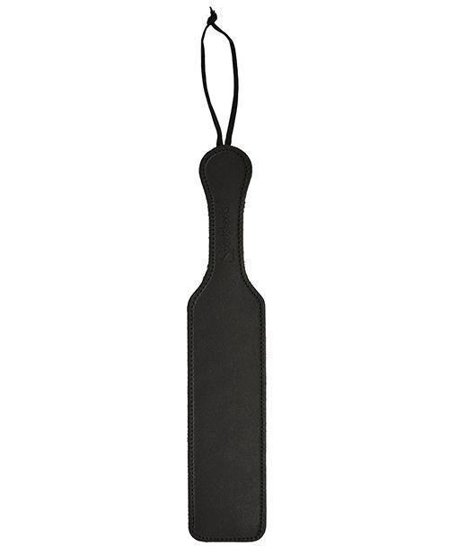 image of product,Sportsheets Leather Paddle W-black Fur - SEXYEONE