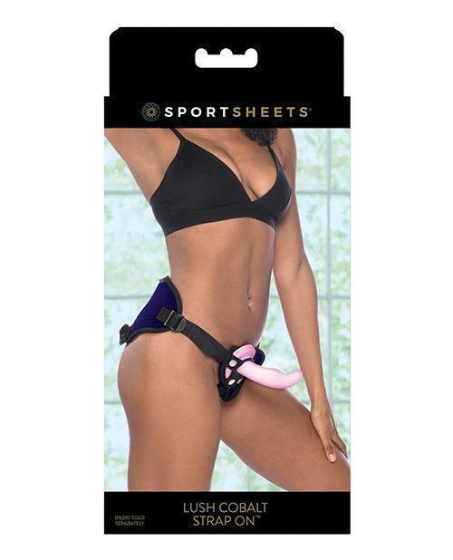 product image, Sportsheets Lush Strap On - Cobalt - SEXYEONE