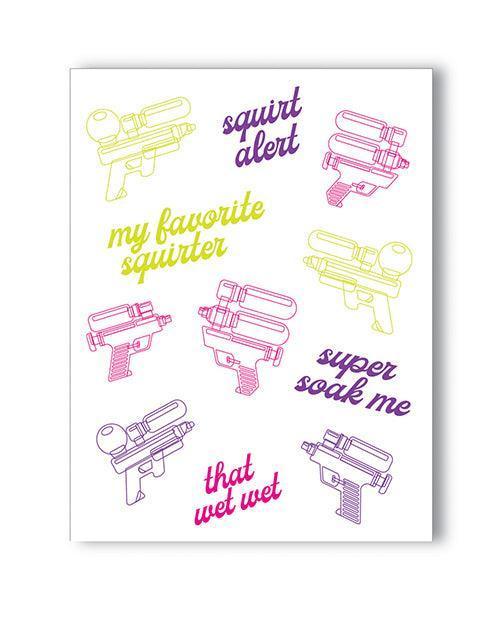 product image, Squirt Alert Naughty Greeting Card - SEXYEONE