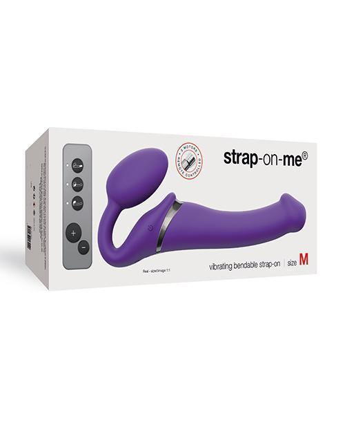 product image, Strap On Me Vibrating Bendable M Strapless Strap On - Purple - SEXYEONE