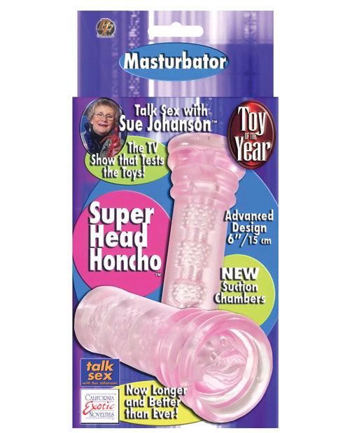 product image, Sue Johanson Super Head Honcho - Pink - SEXYEONE