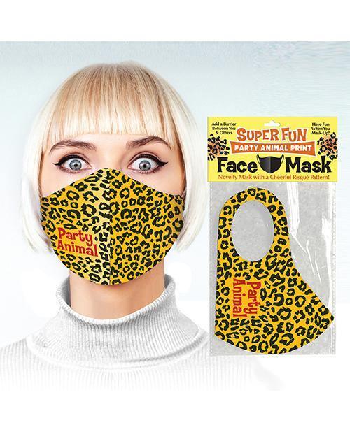 Super Fun Party Animal Print Mask - {{ SEXYEONE }}