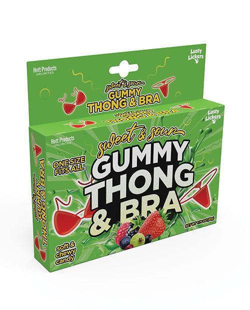 product image, Sweet & Sour Gummy Thong & Bra - SEXYEONE