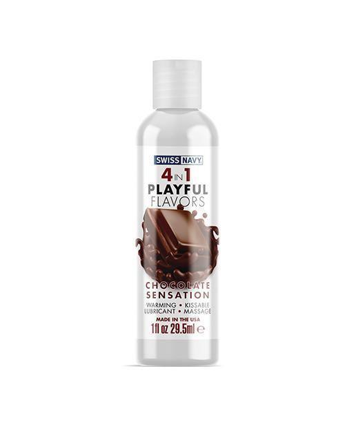 image of product,Swiss Navy 4 In 1 Flavors Chocolate Sensatio - SEXYEONE