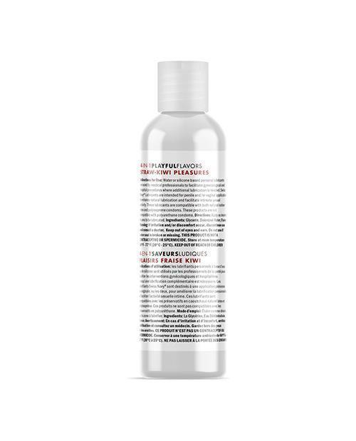 image of product,Swiss Navy 4 In 1 Playful Flavors Strawberry Kiwi Pleasure - 1 Oz - SEXYEONE