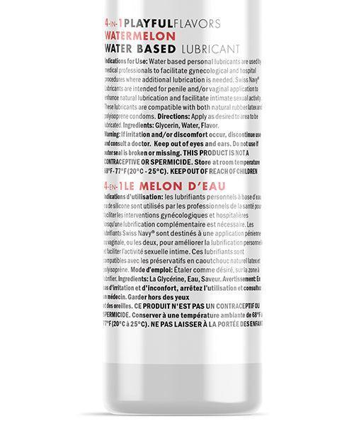 product image,Swiss Navy 4 In 1 Playful Flavors Watermelon - SEXYEONE