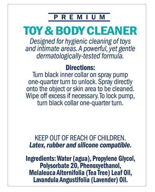 image of product,Swiss Navy Toy & Body Cleaner - 6 Oz Bottle - SEXYEONE