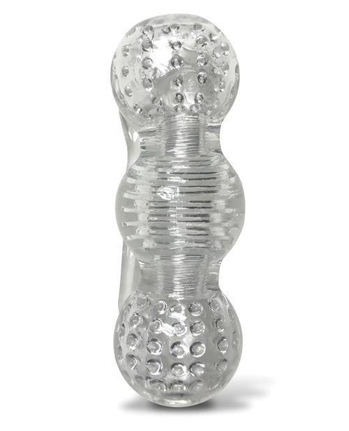image of product,The 9's Clear Stroke Threeway Masturbator - SEXYEONE