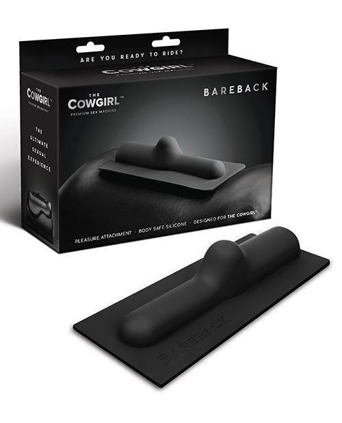 product image, The Cowgirl Bareback Silicone Attachment - Black - SEXYEONE