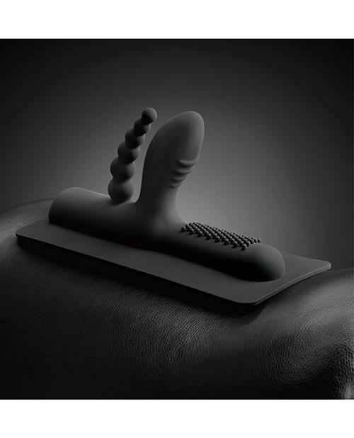 image of product,The Cowgirl Buckwild Silicone Attachment - Black - SEXYEONE