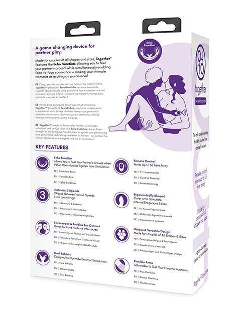 image of product,Together Female Intimacy Vibe W-remote - Purple - SEXYEONE
