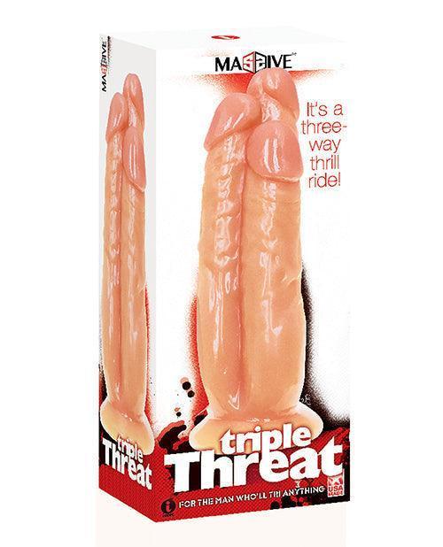 product image, Triple Threat 3 Cock Dildo - SEXYEONE