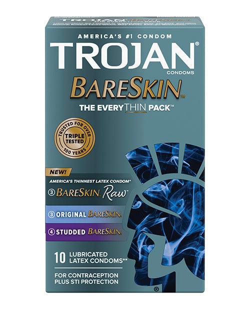 Trojan Bareskin Everythin Condom - Variety Pack Of 10 - SEXYEONE