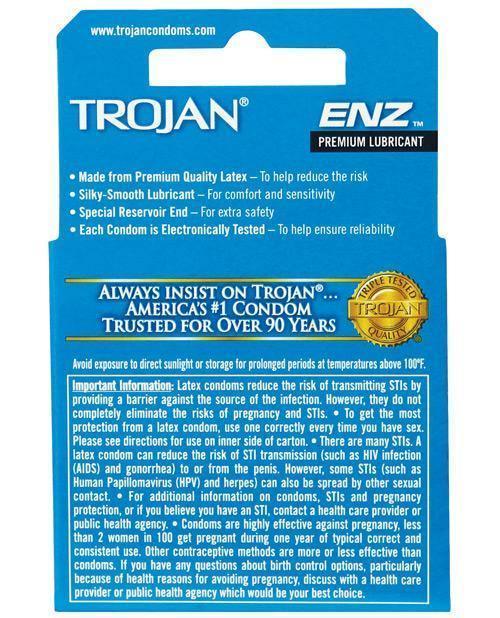 product image,Trojan Enz Lubricated Condoms - SEXYEONE