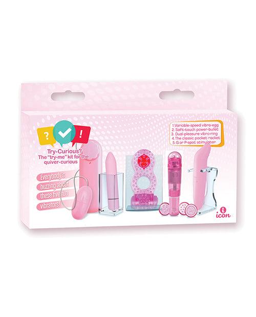 product image, Try-Curious Vibe Set - Pink - SEXYEONE