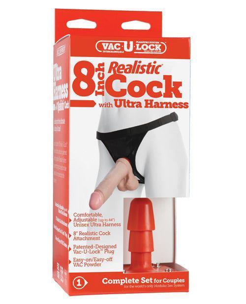 product image, Ultra Harness 2 Set 3 Realistic Dong & Powder - SEXYEONE