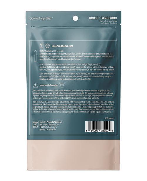 image of product,Union Standard Condom - Pack Of 12 - SEXYEONE