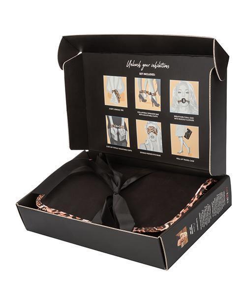 image of product,Unleashed Surrender Set - Animal Print - SEXYEONE