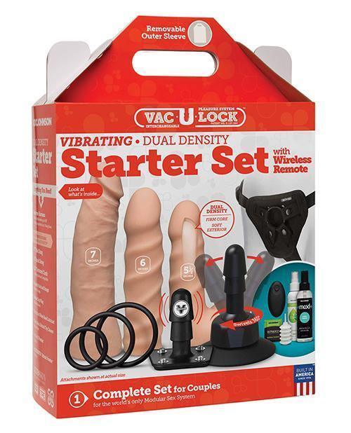 image of product,Vac-u-lock Dual Density Starter Set W/wireless Remote - SEXYEONE
