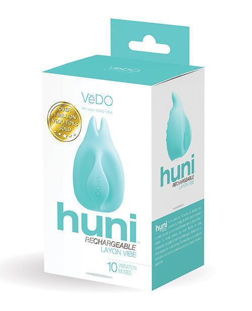 product image, Vedo Huni Rechargeable Finger Vibe - Tease Me Turquoise - SEXYEONE