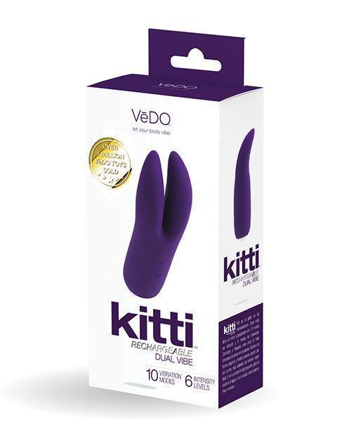 image of product,Vedo Kitti Rechargeable Dual Vibe - SEXYEONE