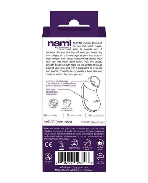 image of product,Vedo Nami Rechargeable Sonic Vibe - SEXYEONE