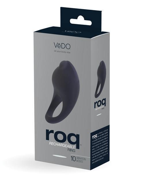 product image, Vedo Roq Rechargeable Ring - Black - SEXYEONE
