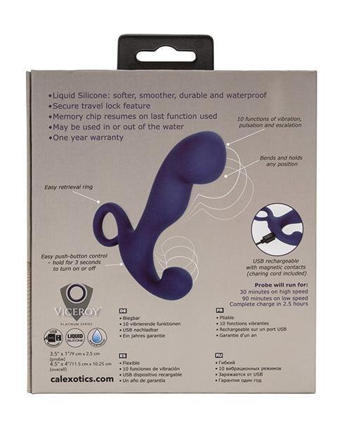 image of product,Viceroy Rechargeable Command Probe - Navy - SEXYEONE