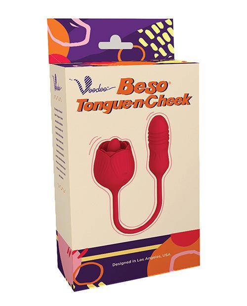 product image, Voodoo Beso Tongue N Cheek - Red - SEXYEONE