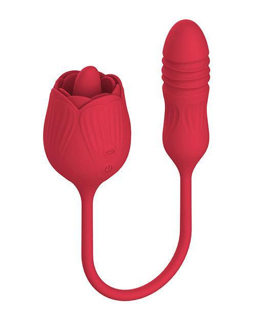 image of product,Voodoo Beso Tongue N Cheek - Red - SEXYEONE