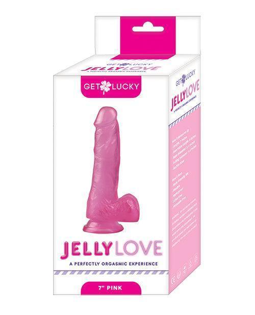 image of product,Voodoo Get Lucky 7" Jelly Series Jelly Love - SEXYEONE