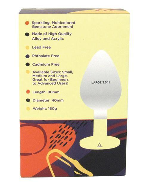 image of product,Voodoo Walk Large Metal Plug - Silver - SEXYEONE