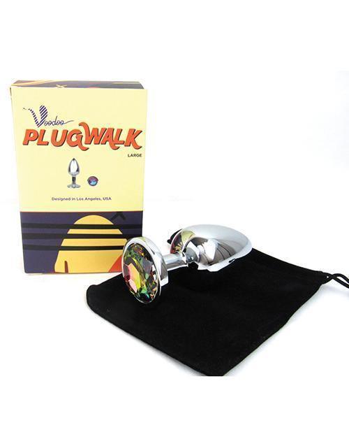 image of product,Voodoo Walk Large Metal Plug - Silver - SEXYEONE