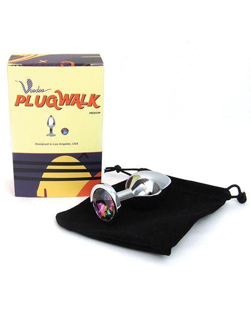 image of product,Voodoo Walk Medium Metal Plug - Silver - SEXYEONE