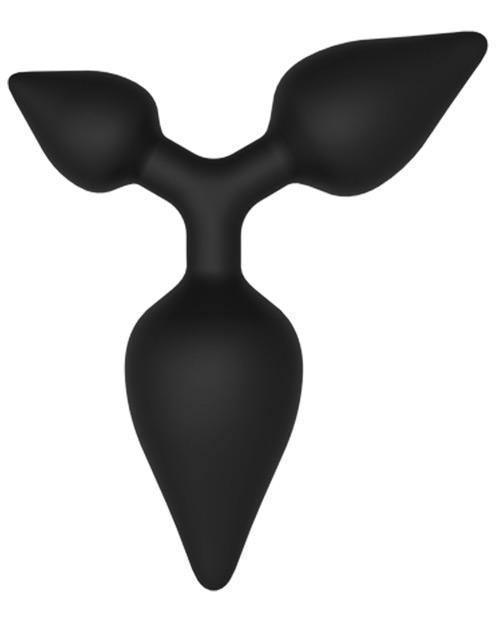 image of product,Wet Dreams Triple Play Anal Plug - Black - SEXYEONE
