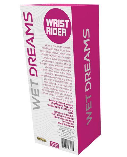 product image,Wet Dreams Wrist Rider Finger Play Sleeve W- Wrist Strap - Blue - SEXYEONE
