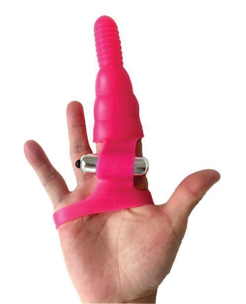 image of product,Wet Dreams Wrist Rider Finger Play Sleeve W- Wrist Strap - Blue - SEXYEONE