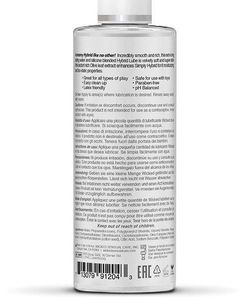 image of product,Wicked Sensual Care Simply Hybrid Lubricant - SEXYEONE