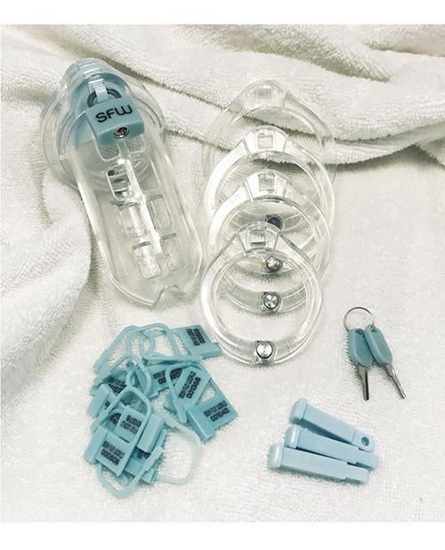 image of product,World Cage Bangkok Male Chastity Kit - Large 105 Mm X 40 Mm - SEXYEONE