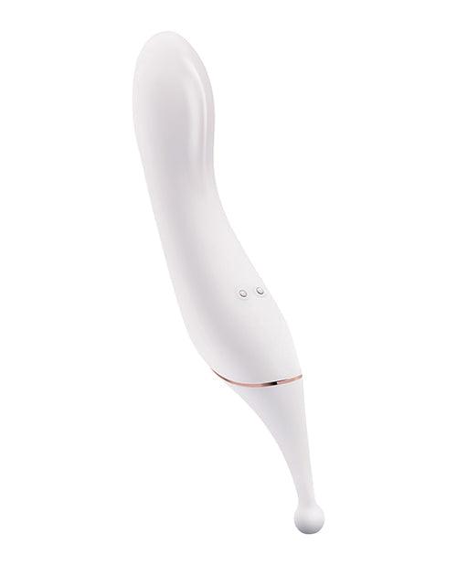 image of product,Xgen Bodywand Dual Stim Vario - White - SEXYEONE