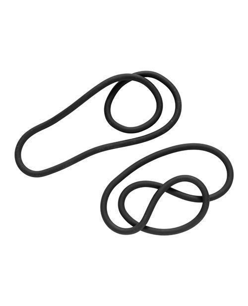 image of product,Xplay Gear Silicone 18" Slim Wrap - Black Pack Of 2 - SEXYEONE